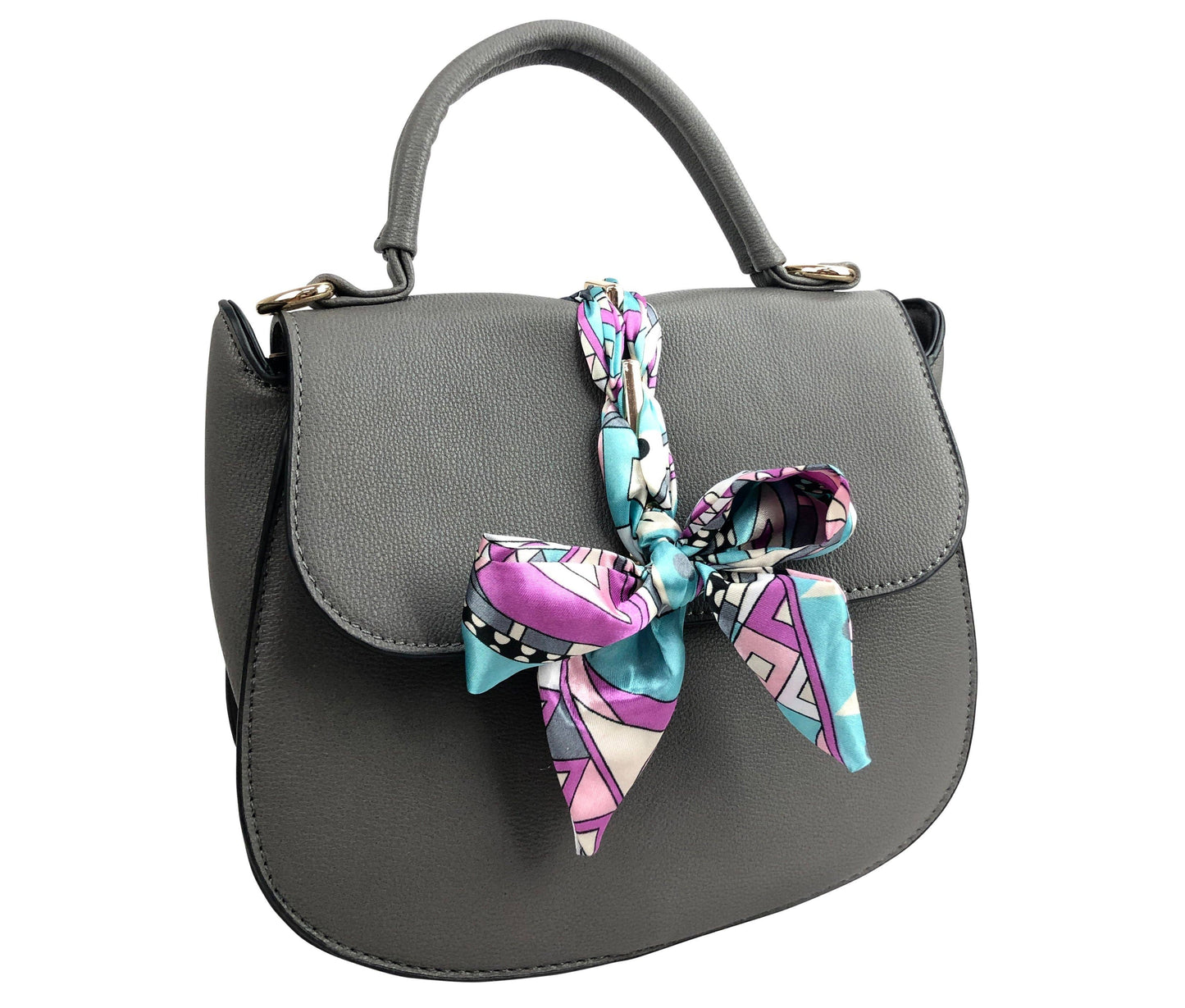 Scarf Flap Crossbody Bag