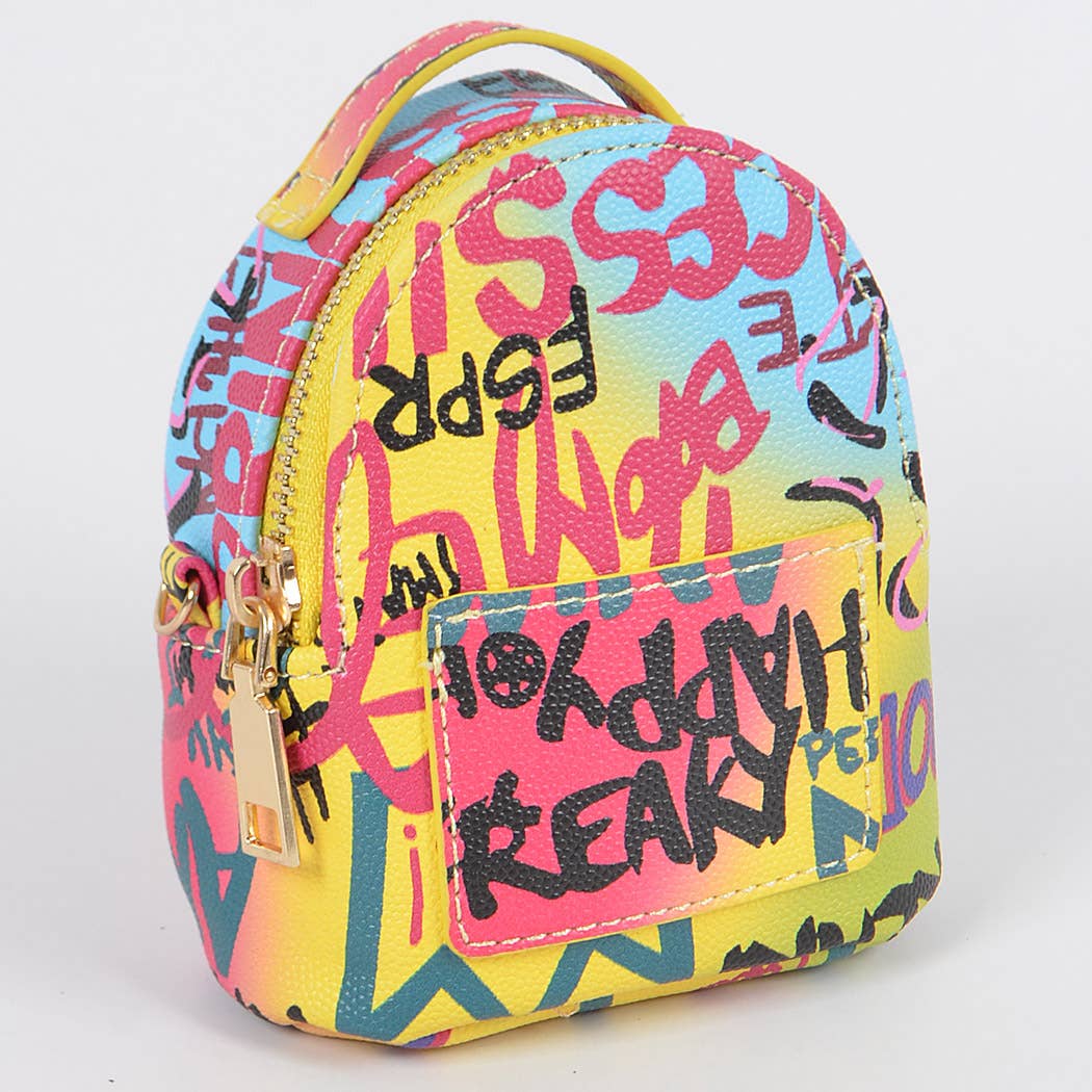 Multi Graffiti Mini Bag
