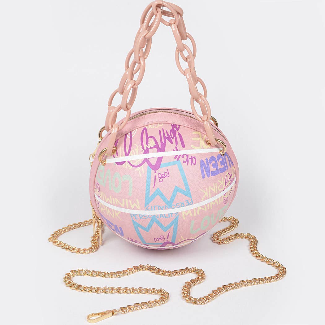 Graffiti Basketball Chain Bag