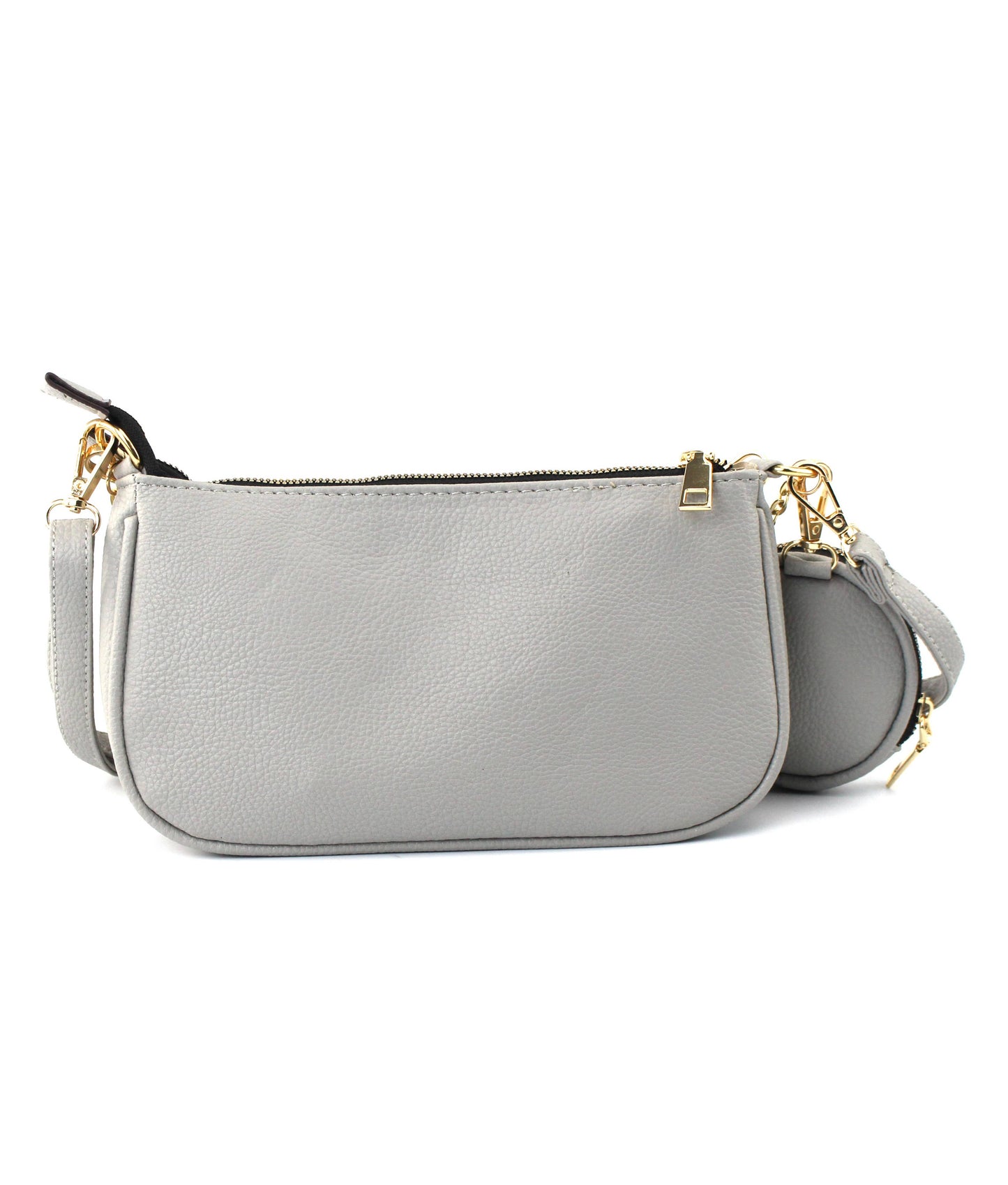 2-In-1 Fashion Crossbody Bag in Vegan Leather