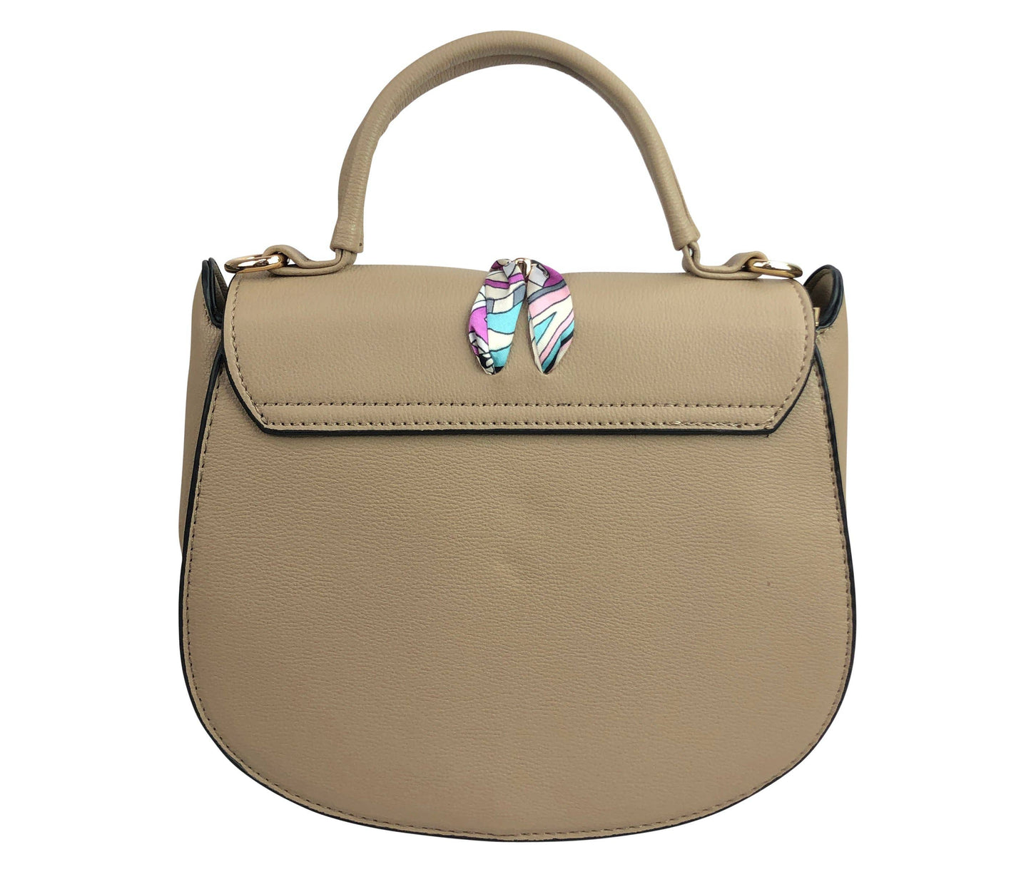 Scarf Flap Crossbody Bag