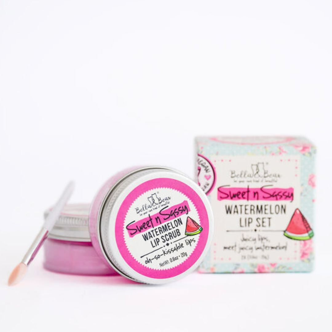 Sweet 'n' Sassy Watermelon Lip Set | Lip Scrub & Lip Butter