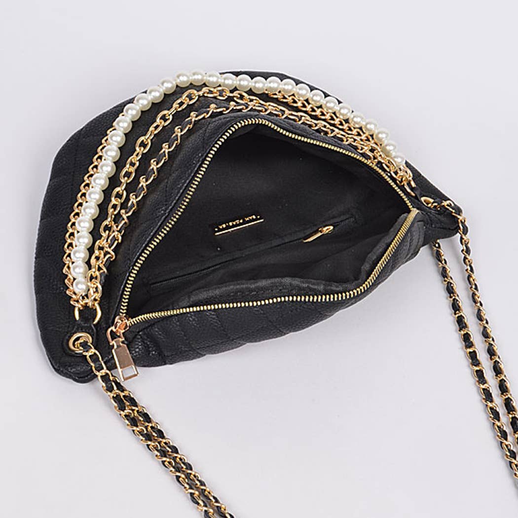 Multi Layered Straps Crossbody Bag