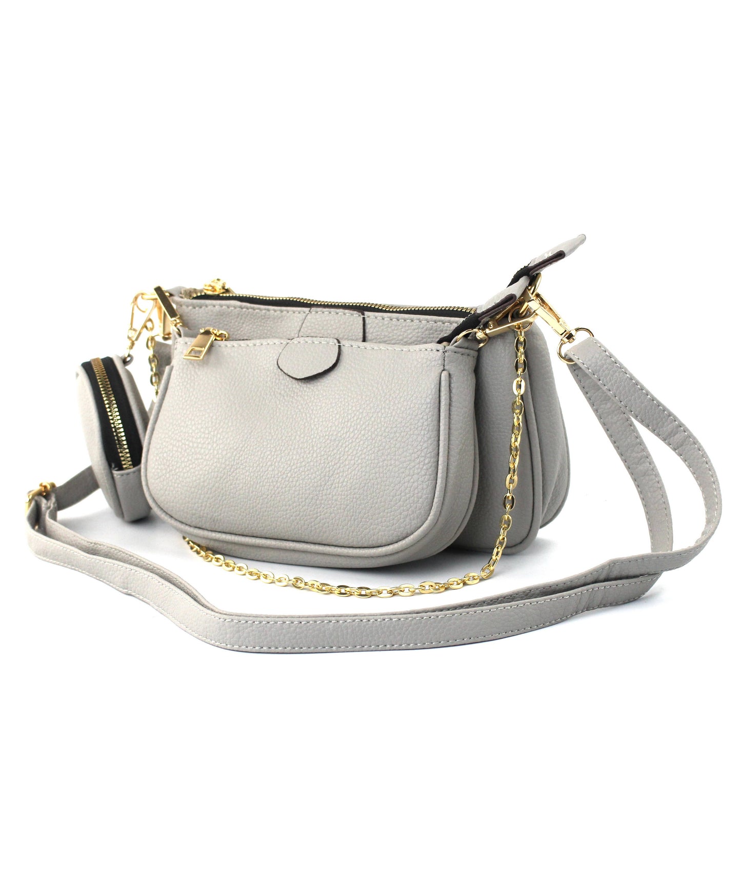 2-In-1 Fashion Crossbody Bag in Vegan Leather
