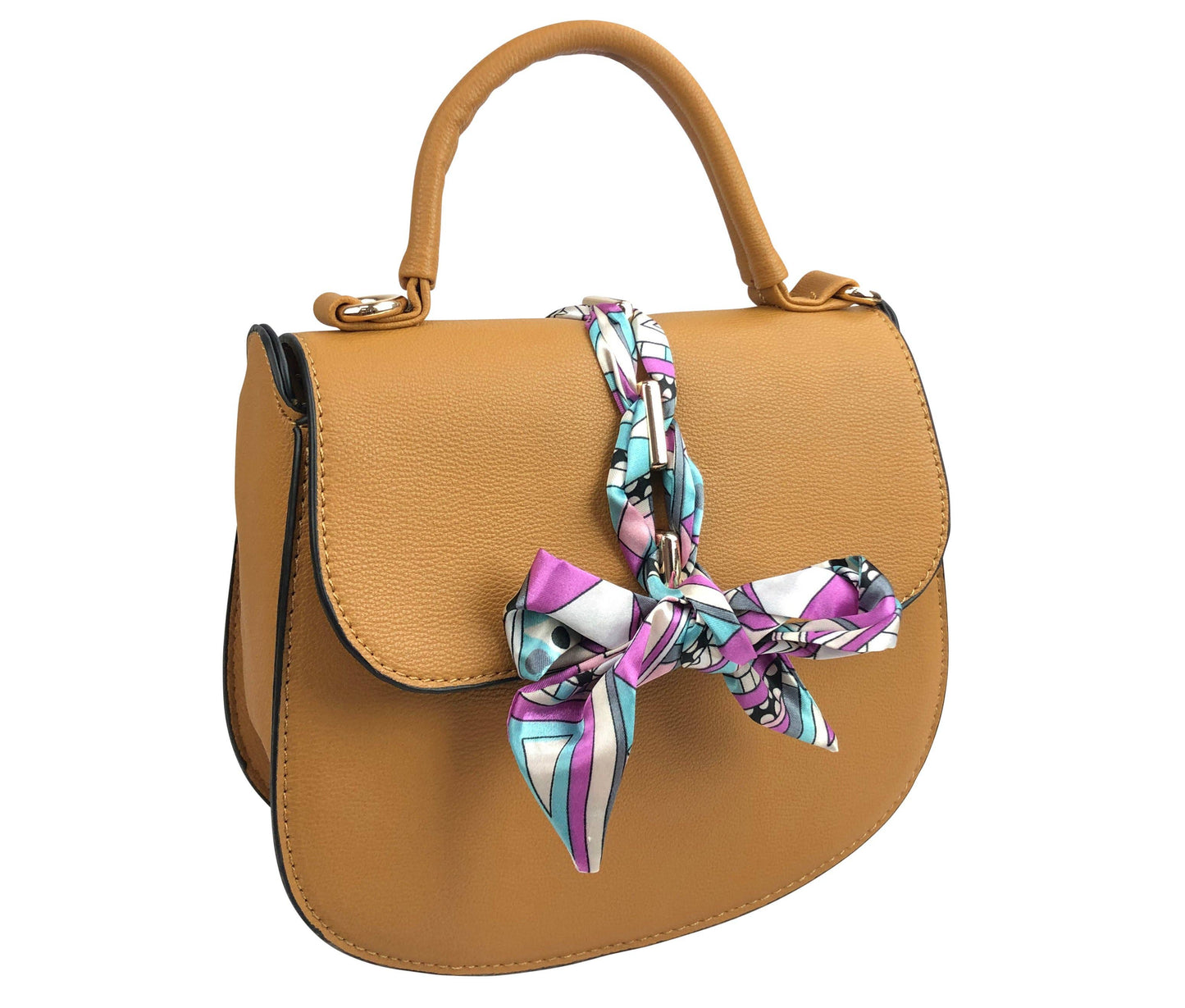 Scarf Flap Crossbody Bag