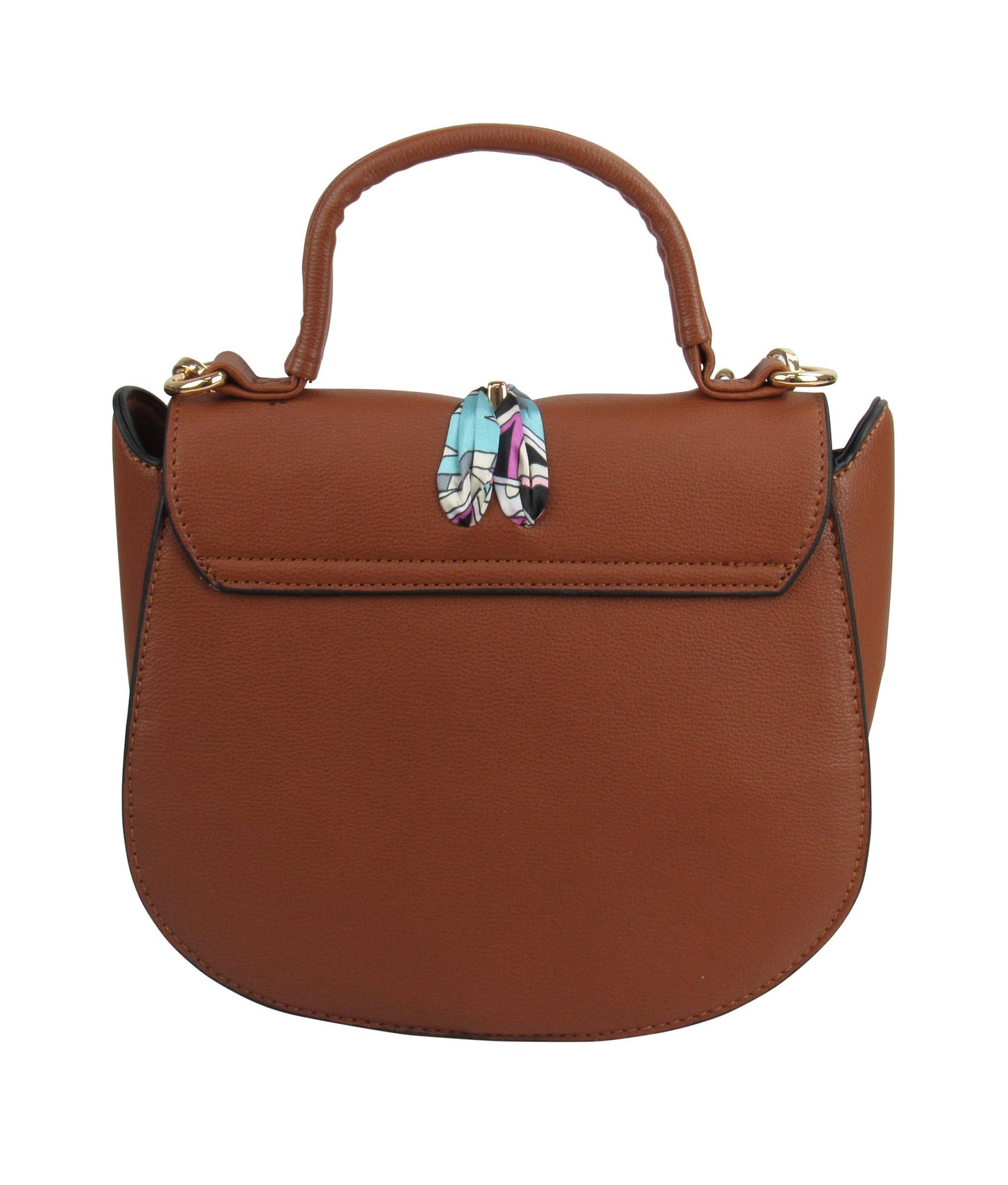 Scarf Flap Crossbody Bag