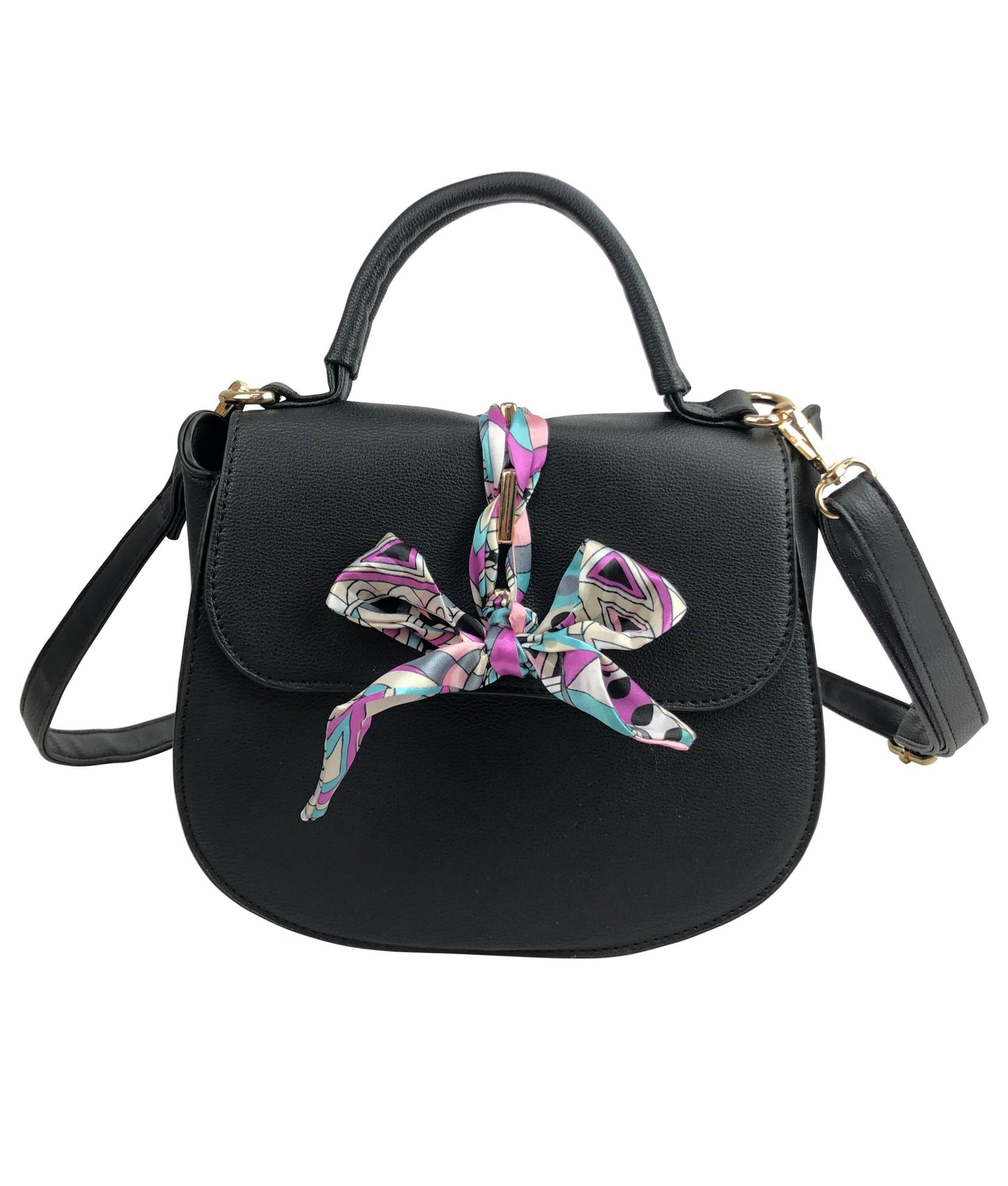 Scarf Flap Crossbody Bag