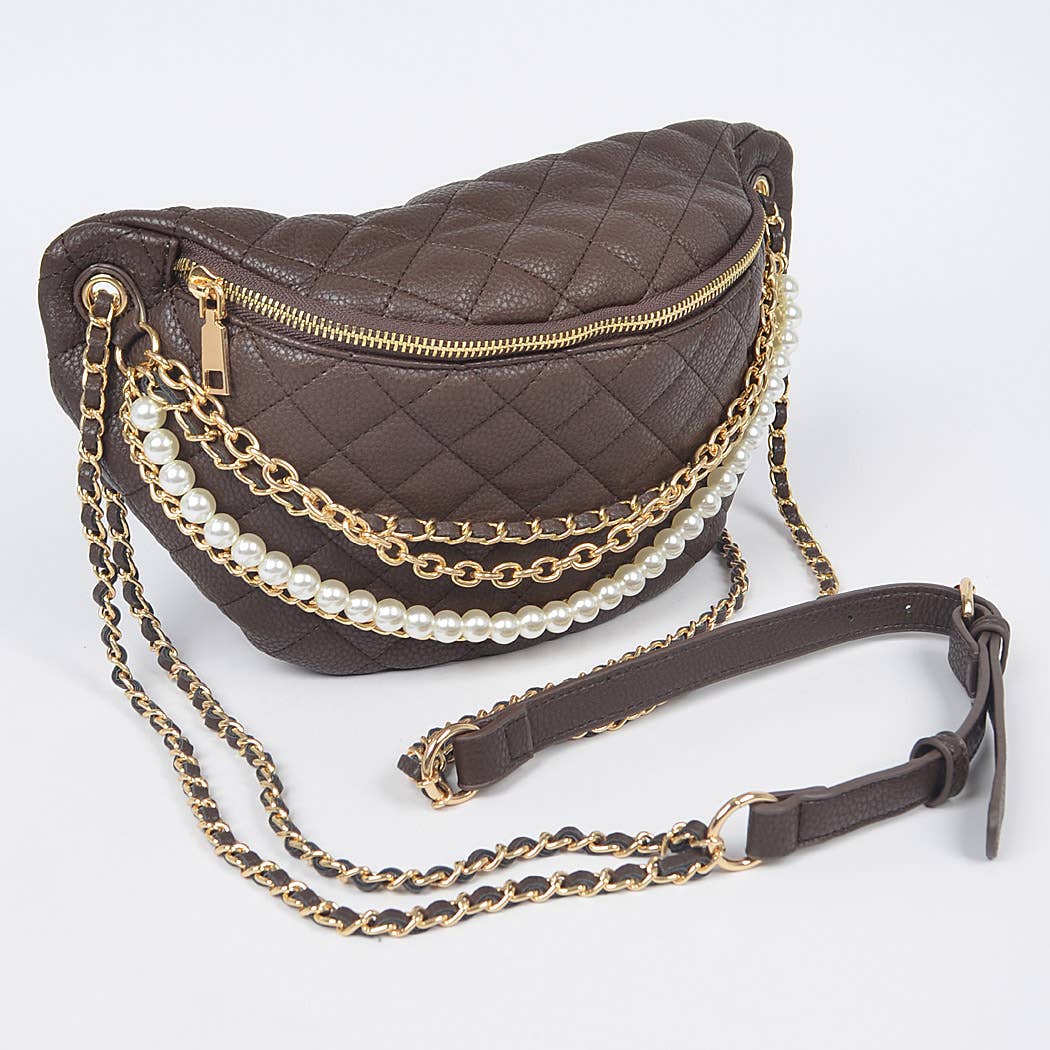 Multi Layered Straps Crossbody Bag