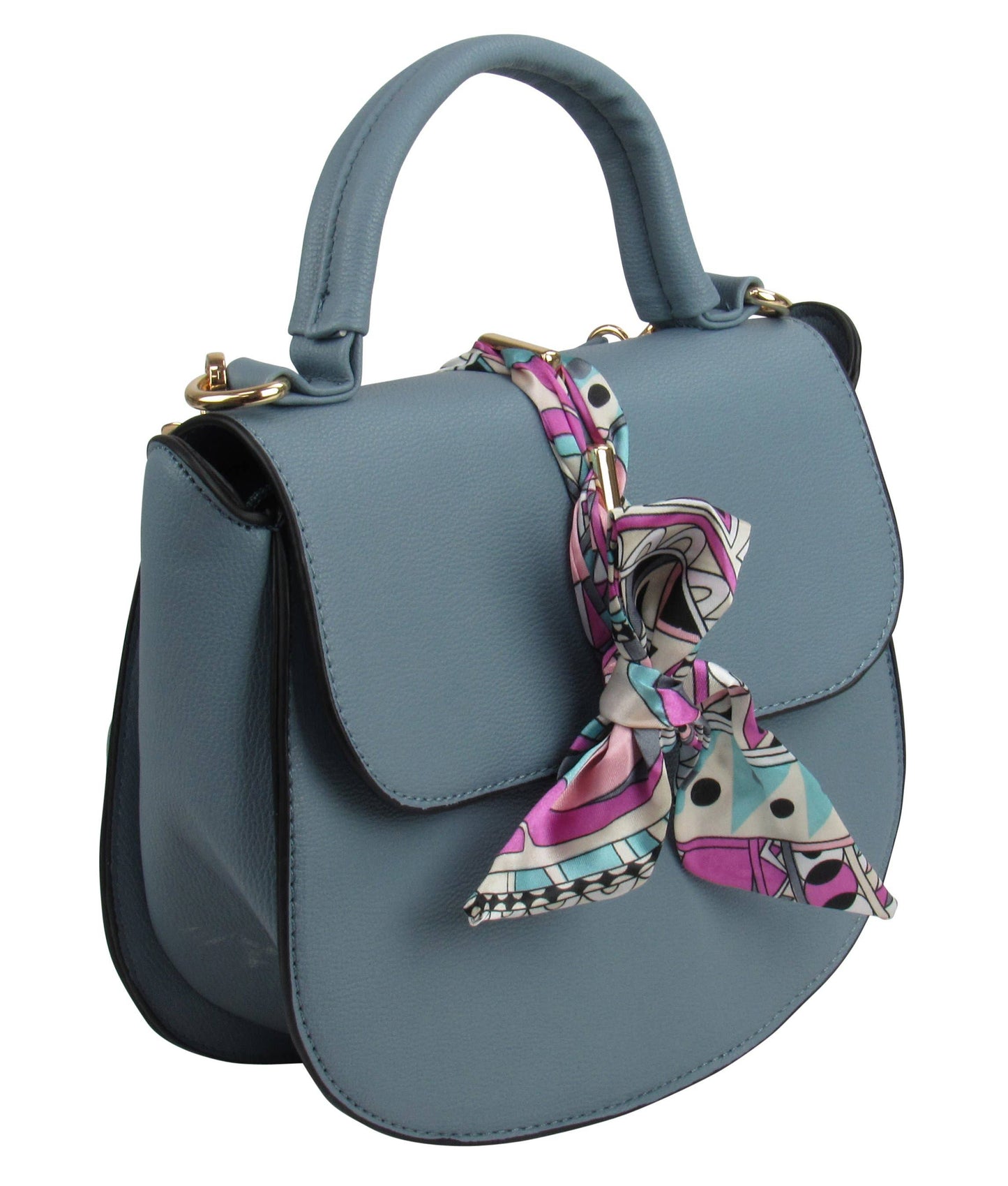 Scarf Flap Crossbody Bag