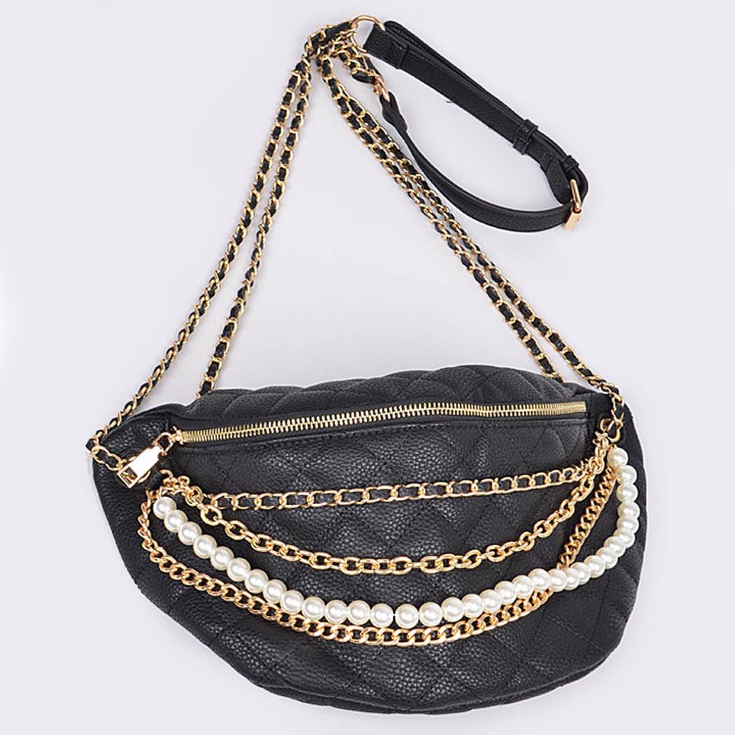 Multi Layered Straps Crossbody Bag