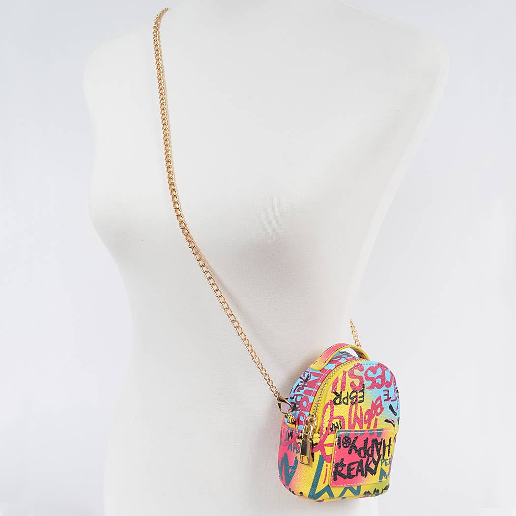 Multi Graffiti Mini Bag