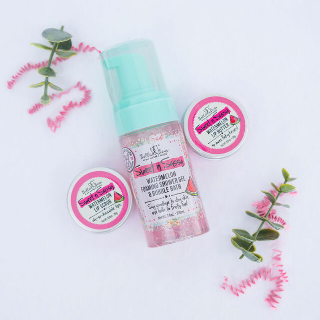 Sweet 'n' Sassy Watermelon Lip Set | Lip Scrub & Lip Butter