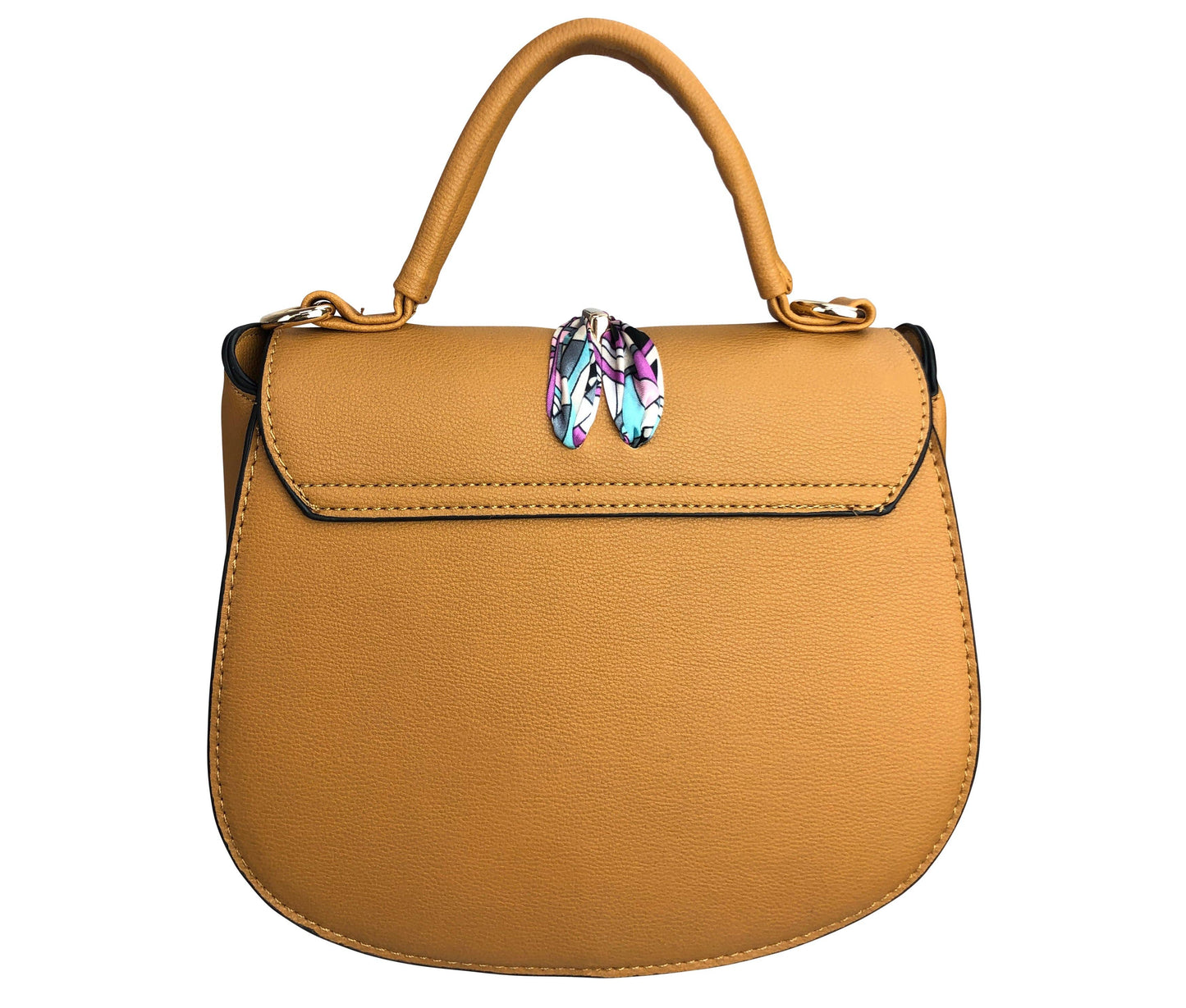Scarf Flap Crossbody Bag
