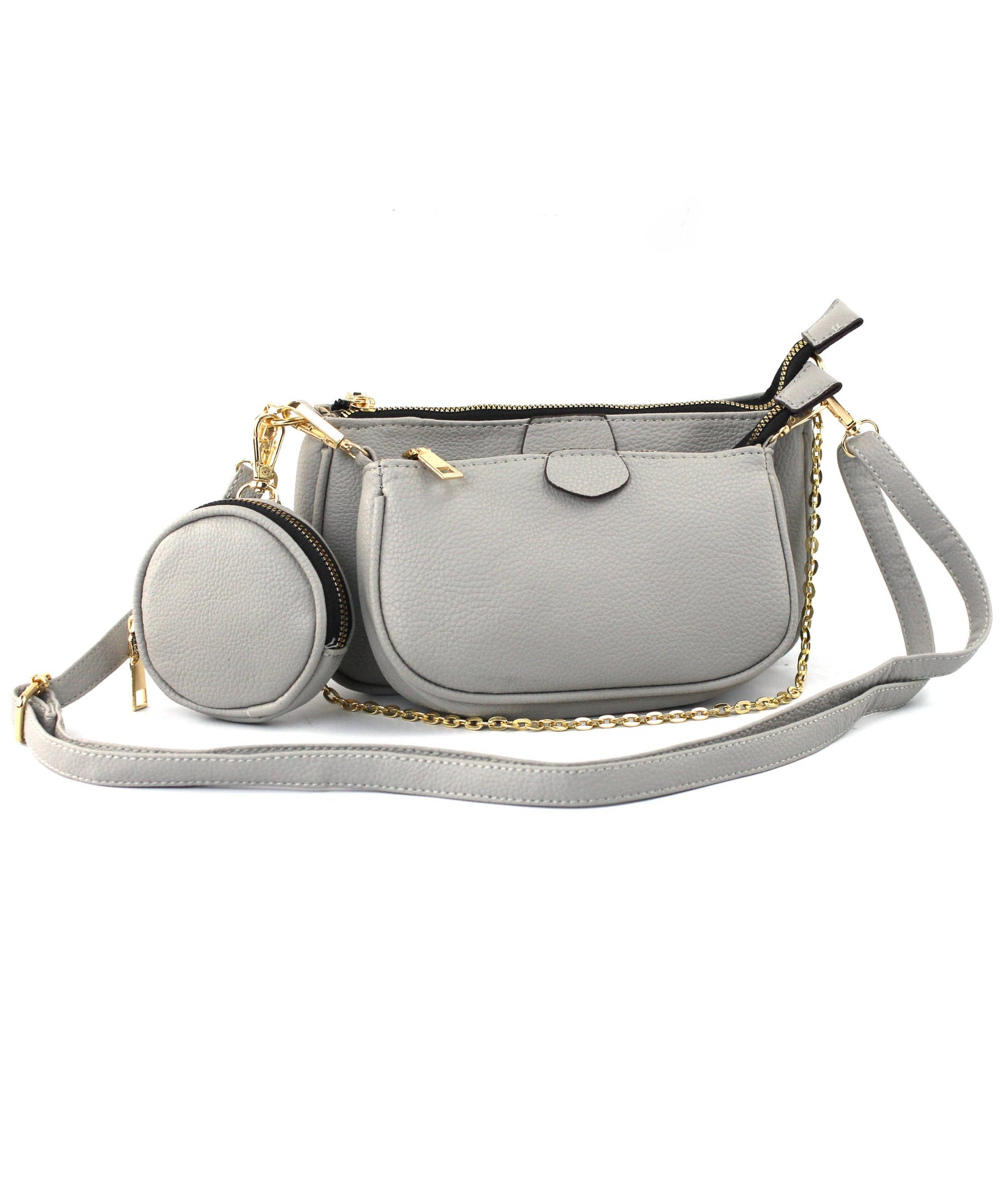 2-In-1 Fashion Crossbody Bag in Vegan Leather