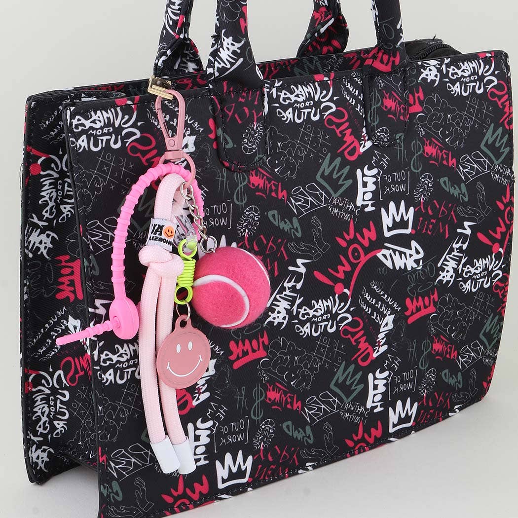 Tennis Fun Bag Charm